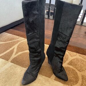 Isabel Marant Black Prescott Suede Boots Dize 36 or 6.